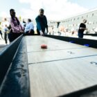 Shuffleboard til firmafest